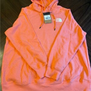 THE NORTH FACE Women's 80/20 Throwback Hoodie, Coral Sunrise, XX-Large New
